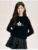 Girls' Half High Neck Long-Sleeved T-Shirt