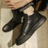Модные мужские ботинки для отдыха на открытом воздухе Зимние высокие кожаные туфли Модная обувь Модные ботильоны Деловая повседневная обувь Мужские кроссовки