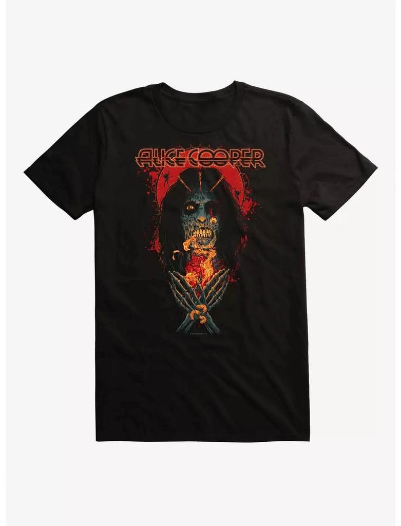 Alice Cooper Eyes TShirt 2026 Unisex Oversized Crew Neck Short Sleeve Tee Comfortable Summer Outdoor Tops Tees