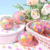 Soft Rainbow Bead Stress Ball TPR Sensory Fidget Ball New Squishy Stress Ball  Kids Adults