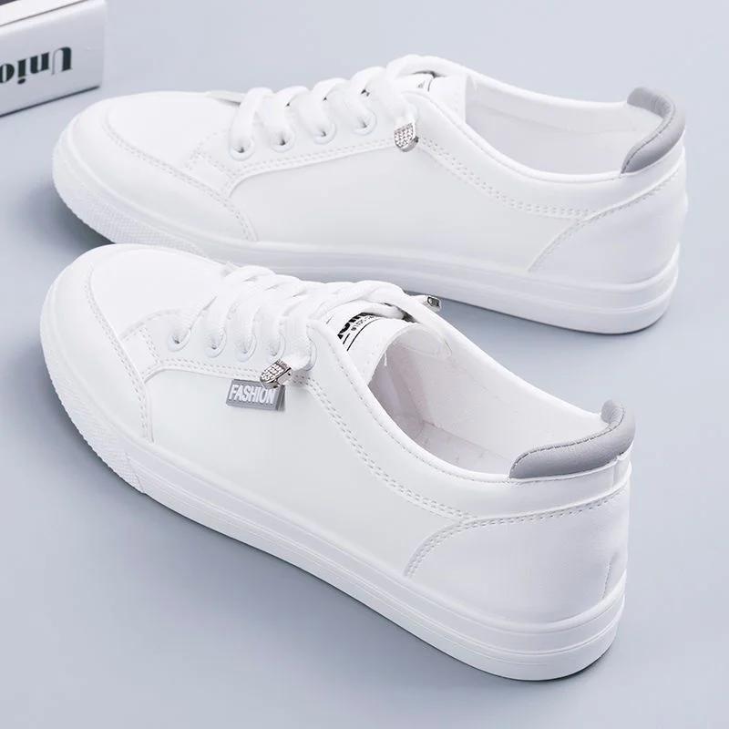 Women Sneakers Vulcanize Shoes Spring Autumn Breathable Flats Solid Color Mesh Shoes Young Woman Casual White Shoes