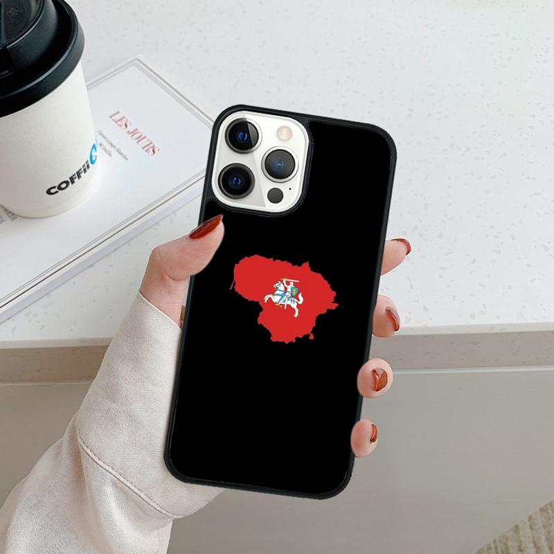 Модный Чехол для Телефона с Флагом Литвы Для iPhone 17 Air 16 pro max 15 14 plus 12 13 Защитная Крышка coque