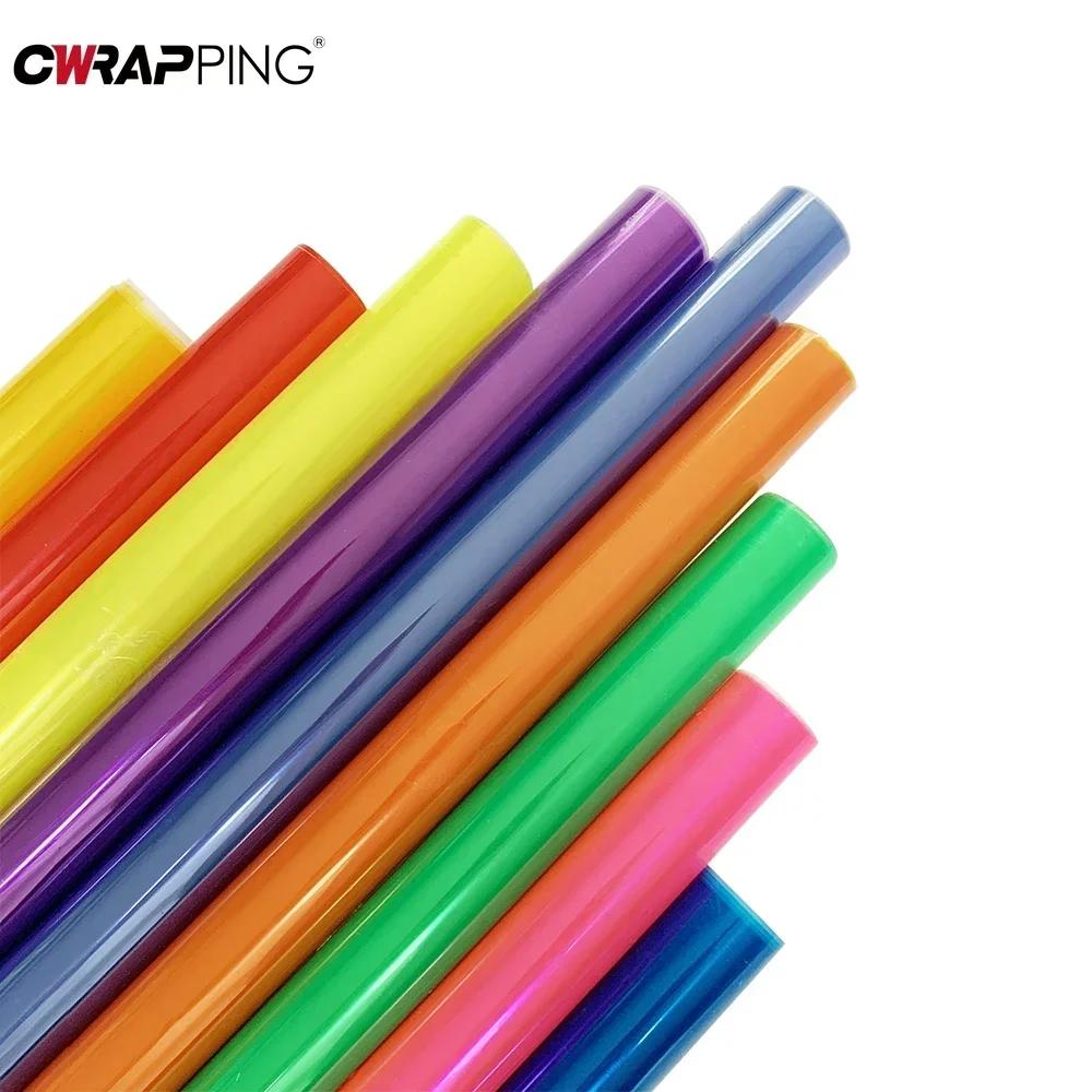 Car Headlight Lamp Films PVC Fog Lamp Stickers Car Headlight Tailing Moulding Auto Foil Self-Adhesive Decal for Car Accessories