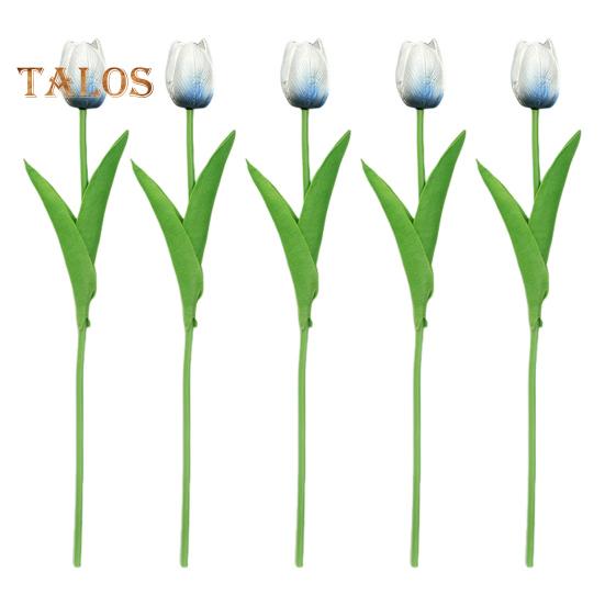 5 шт. Имитация тюльпана 34 см Искусственный тюльпан Поддельные цветы Искусственный тюльпан оптом Подарок на День матери для вазы Главная Кухня Свадьба Весна Украшения для вечеринки