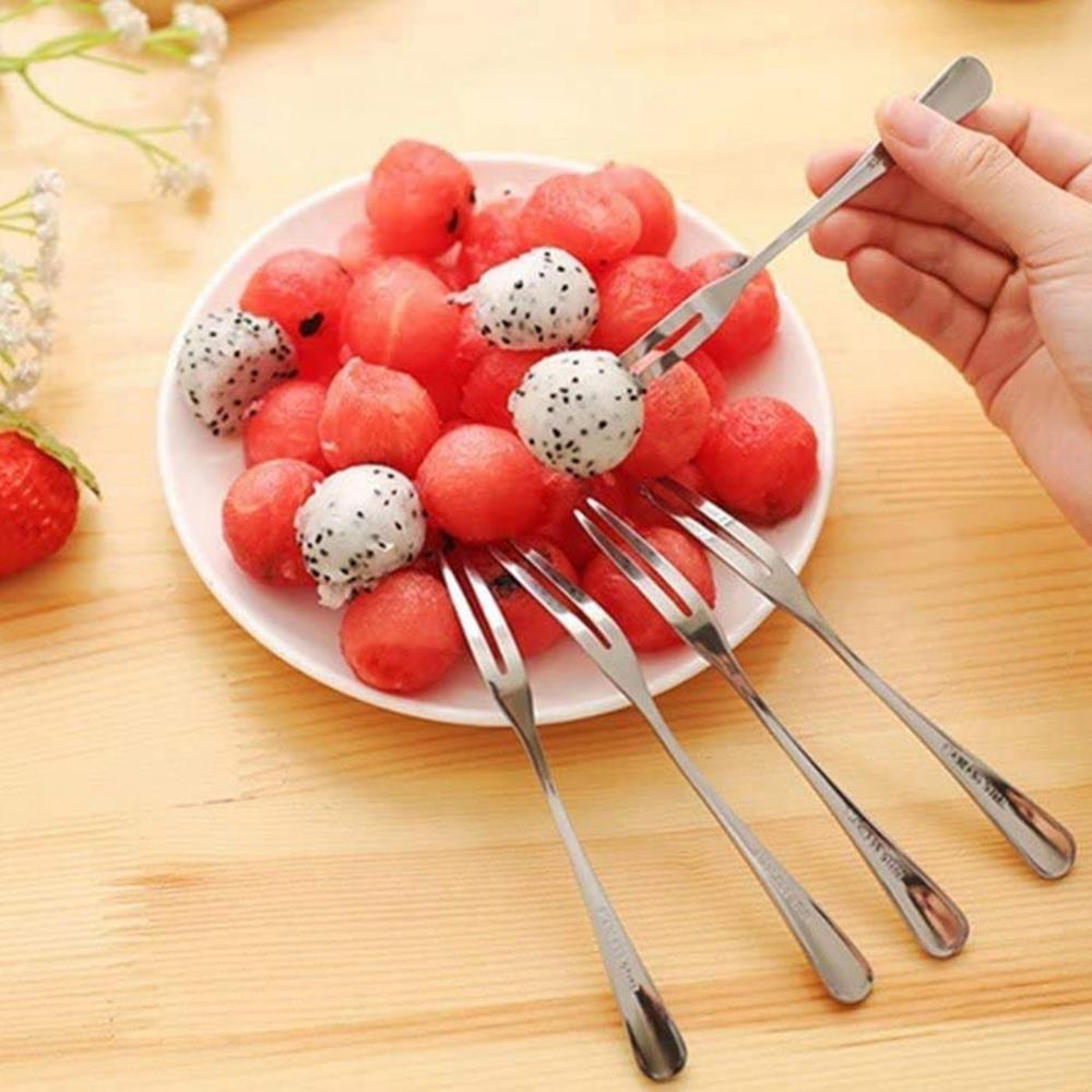 Dinnerware Portable Stainless Steel Cutlery Cocktail Accessories Tableware Fruit Forks Pickle Forks