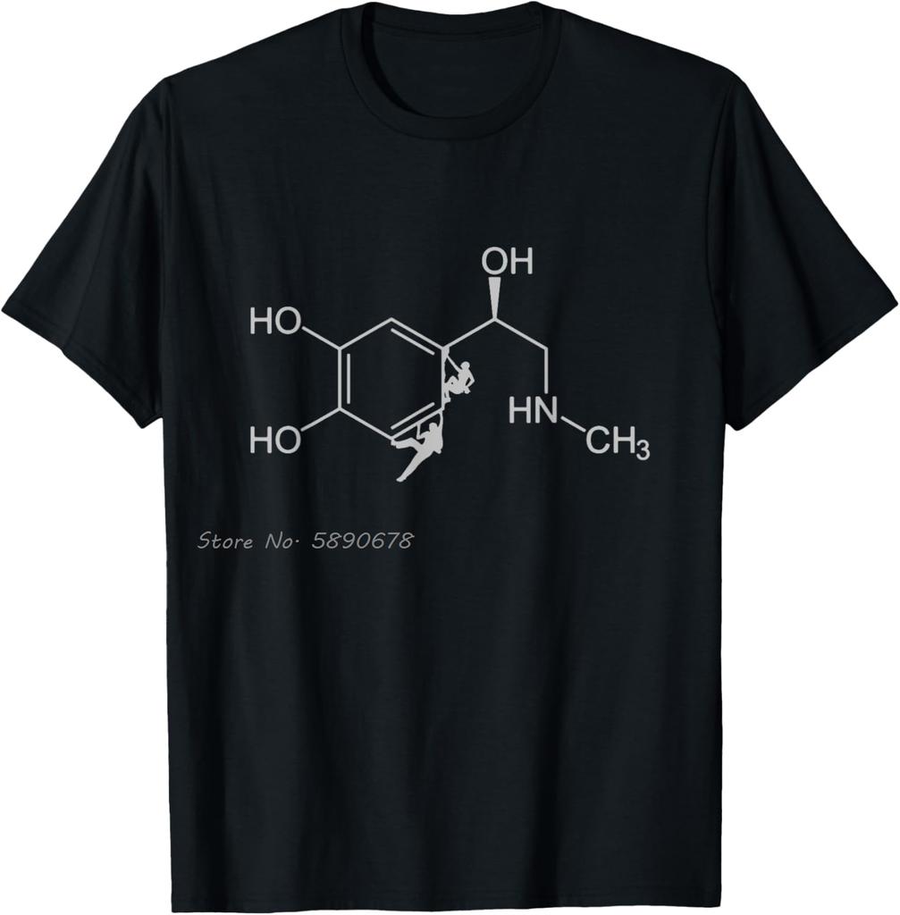 Хлопковая футболка для скалолазания Adrenalin Formula Подарок для боулдеринга Унисекс Топы Футболки Хип-Хоп Уличная одежда Одежда унисекс Оверсайз футболка