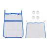2pcs Mesh Bath Toy Organizer Bathroom Hanging Bathtub Toy Holder Storage Net Bag with Suction Cup