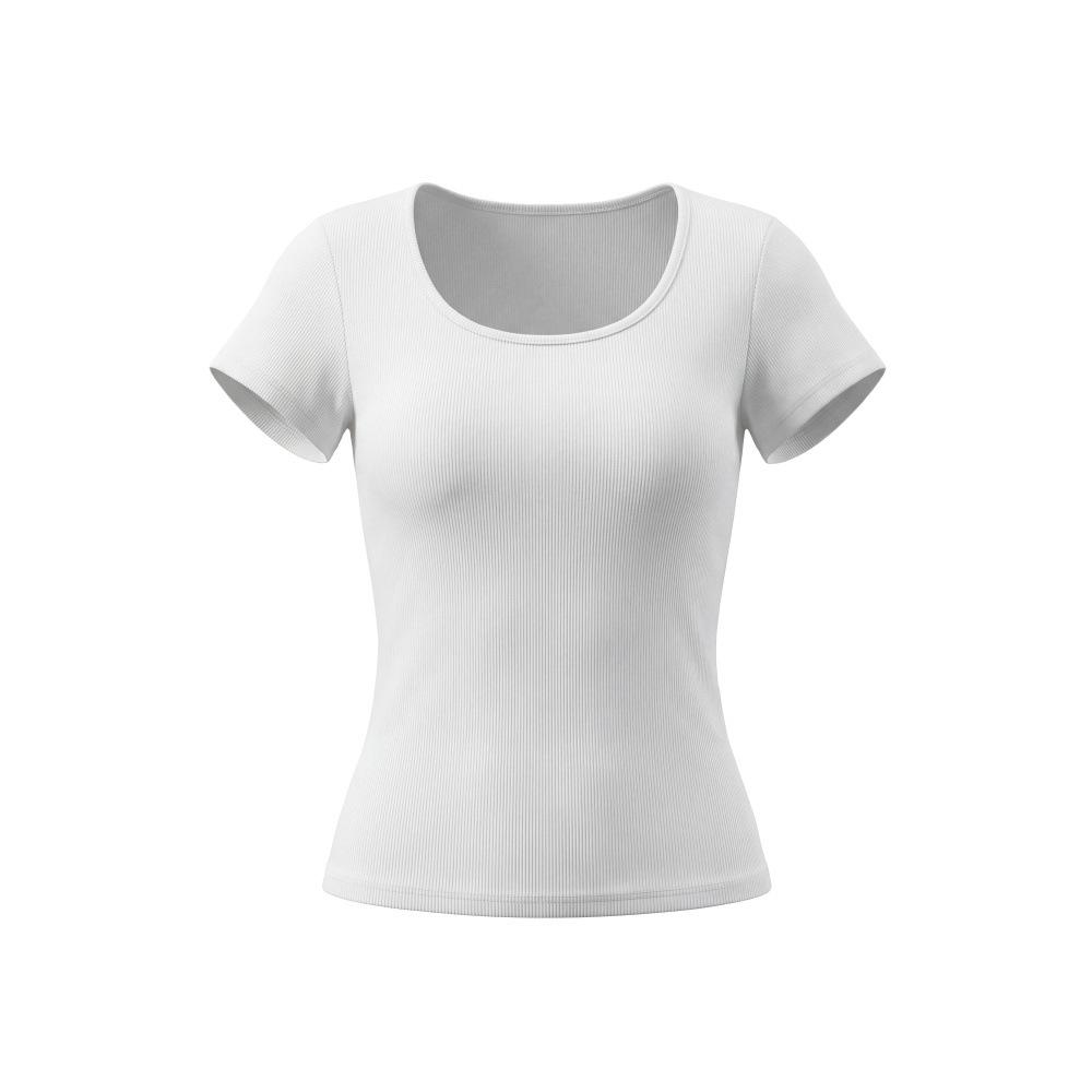 HeyHenry Women's Square Neck Slimming T-shirt - Short Sleeve, Solid Color, Casual Summer Top