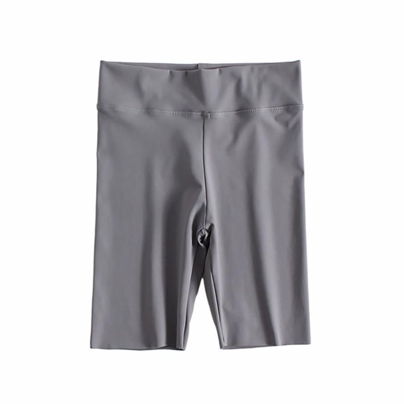 Короткие спортивные штаны для девочек, детские однотонные шорты для йоги