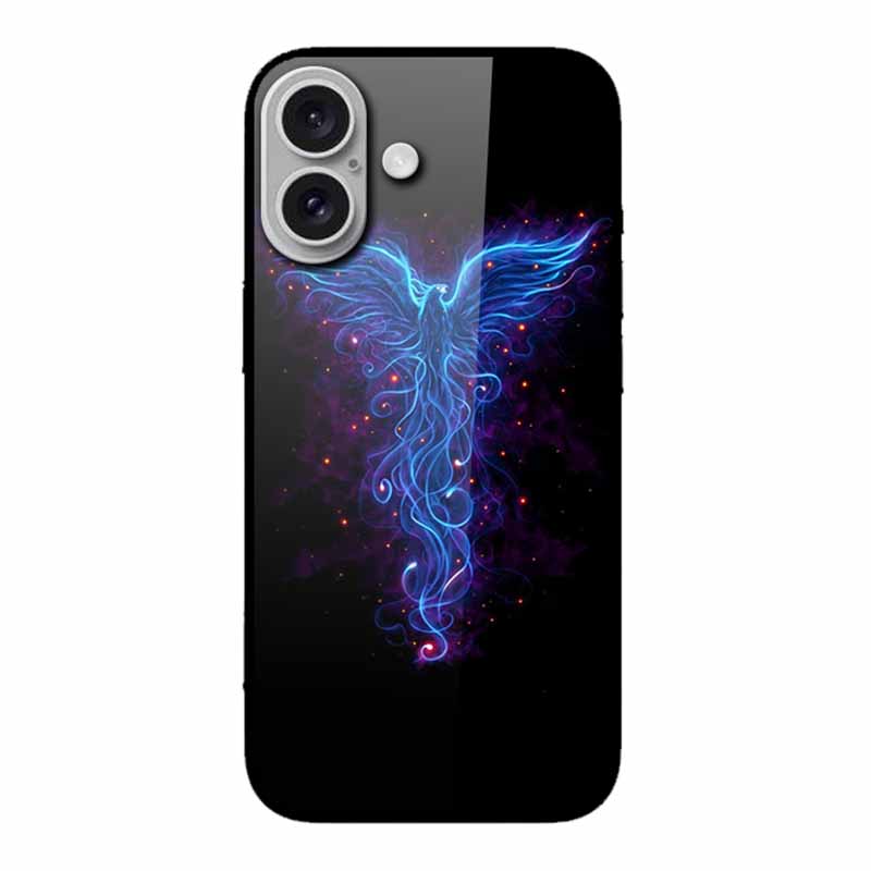 Glass Case For iphone 16 Plus 16Plus Coque Tempered Glass Hard Back Cover For iphone 16 Plus Phone Case Soft TPU Black Bumper