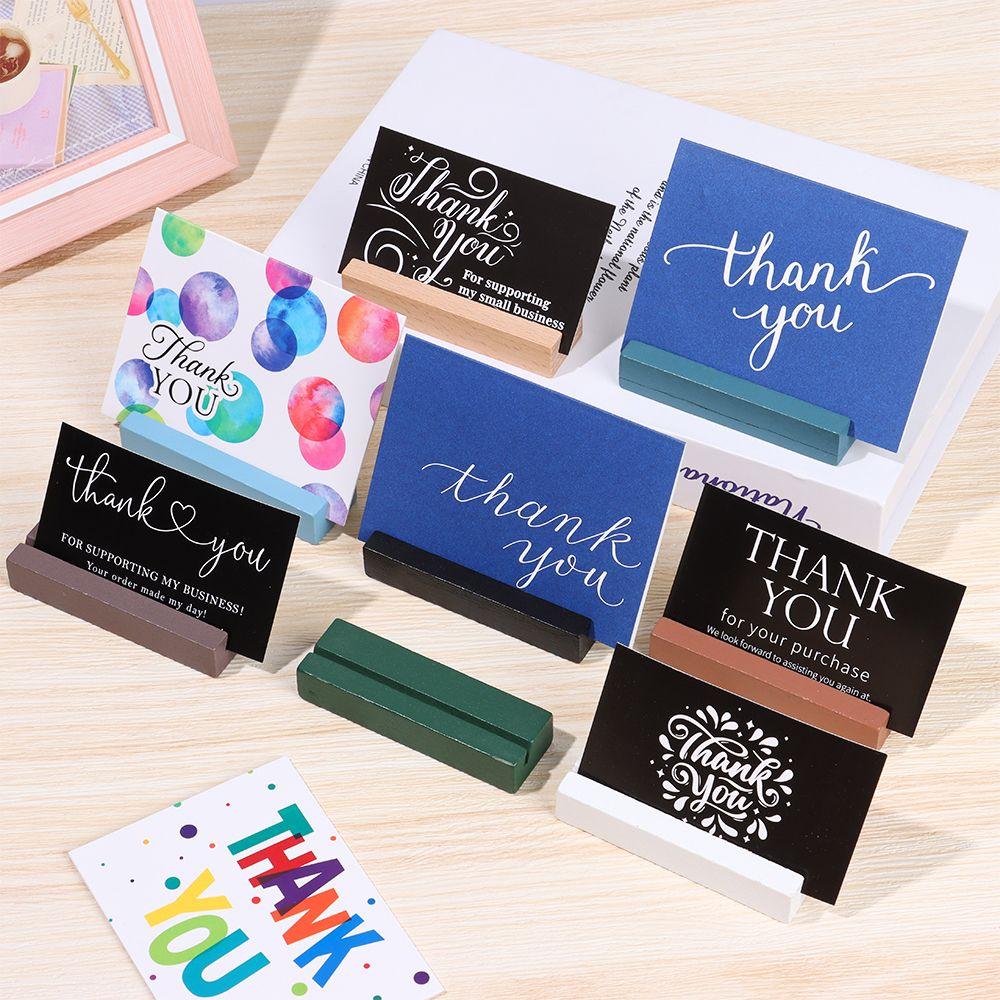Wood Desktop Decoration Picture Cards Display Stand Wedding Supplies Photos Clips Clamps Stand Place Card  Numbers Holder