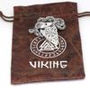European-American Hip Hop Vegvisir Viking Pendant Necklace