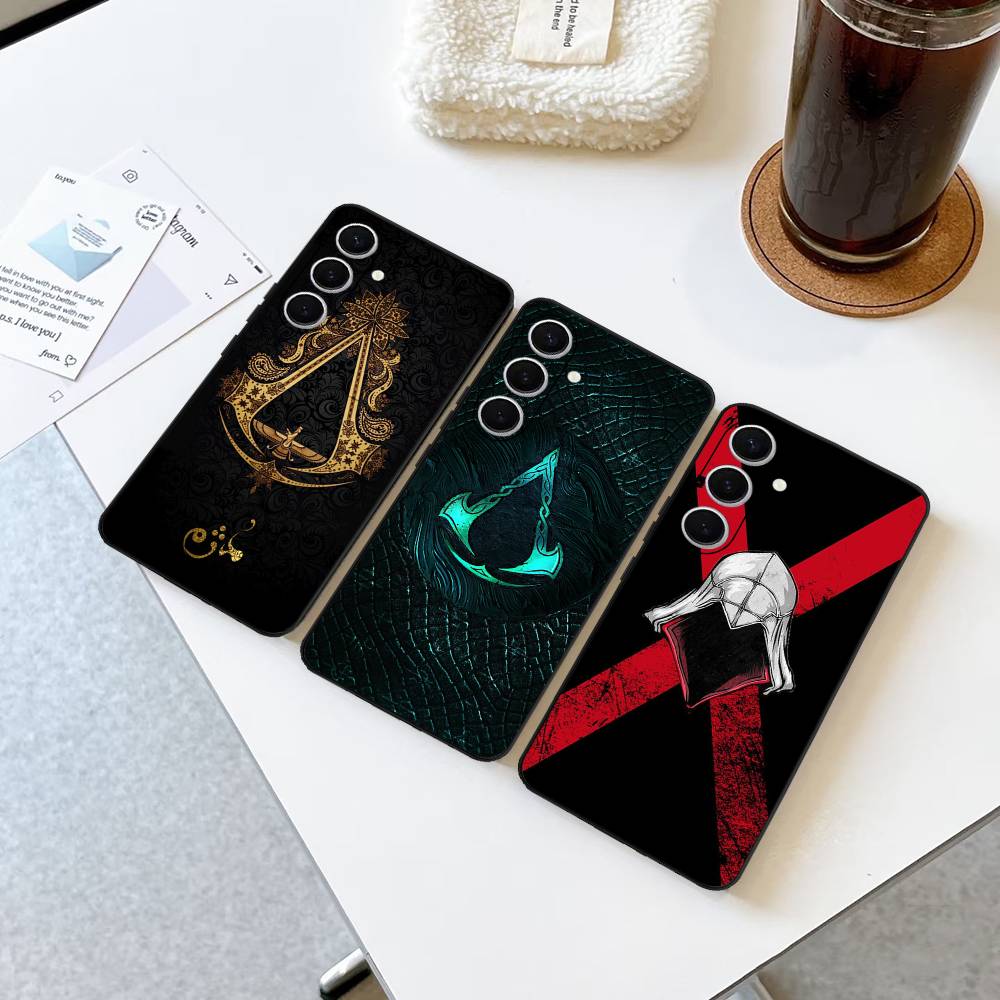Классическая игра A-Assassin-S-Creed Логотип Чехол для телефона Для Samsung S 24 Fe 25 Ultra Plus 20 Lite 21 30 22 23 24 22 Ultra 5G Fundas