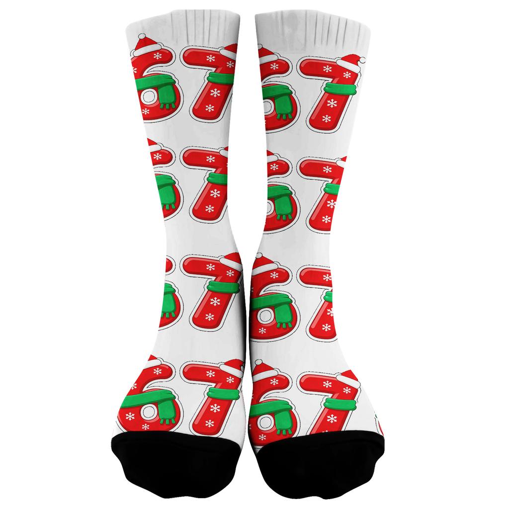 Cute And Playful Socks Mid-Calf Socks Long Socks Printed Socks