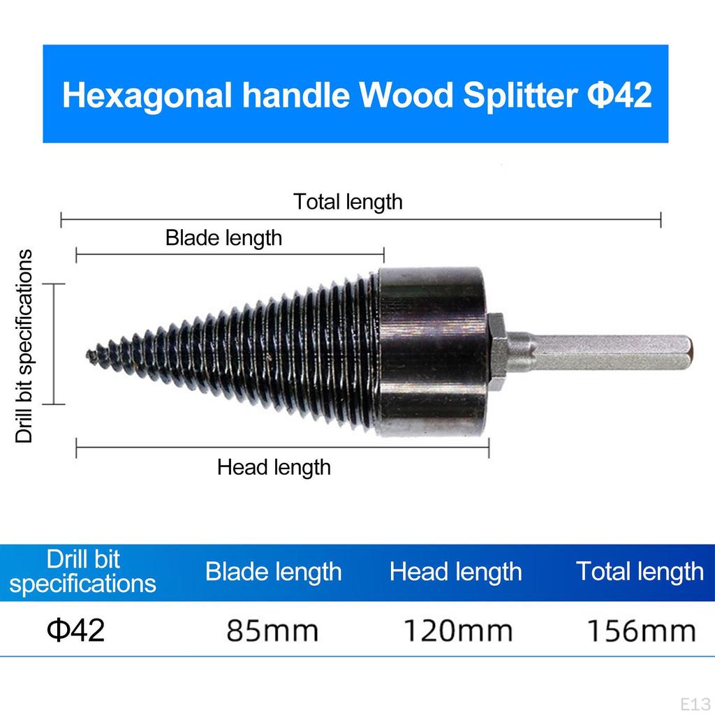 Эффективная насадка-дрель для колки дров для столярных проектов