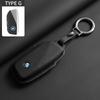 BAGG9 Car Sticker New Leather Car Key Case Cover For BMW Series 7 735 i 740 Li X7 X1 U11 2023 I7 G07 LCI XM Keychain Accessories Prote