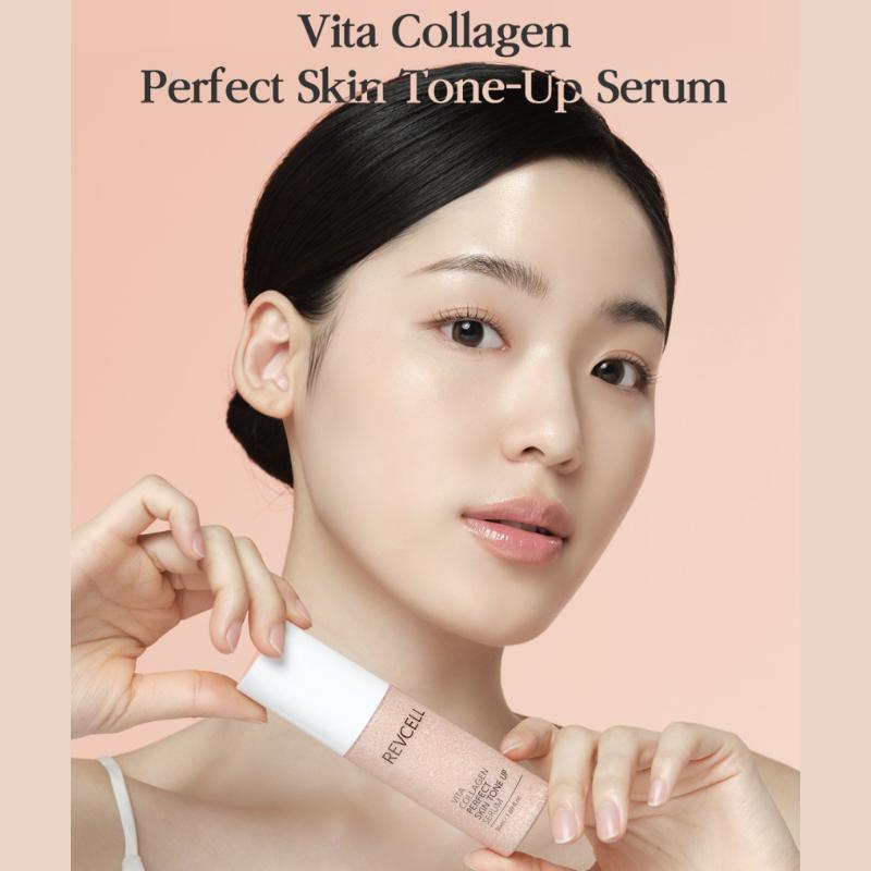 Revcell Vita Collagen Perfect Skin Tone-Up Serum 50мл (SPF50 + PA ++++)