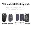 PEZN4 Car Flip Key Case Cover Shell Fob Key For Citroen C1 C2 C4 C5 C3 C4L C8 Berlingo Xsara Picasso C-ELYSEE JUMPY NEMO Accessories