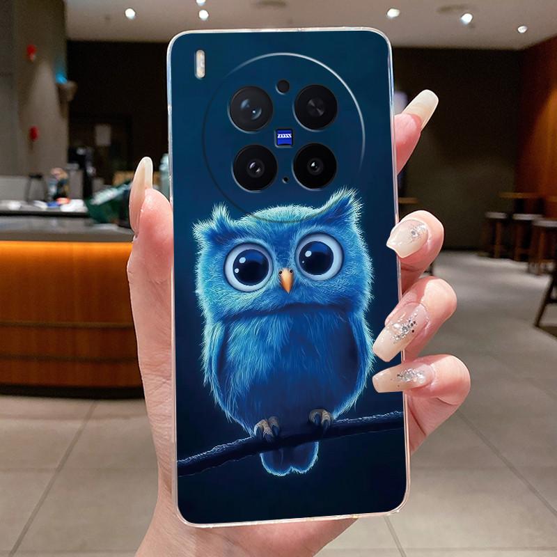 Модный Чехол-Вулкан для Vivo X300 Pro, Прозрачный Мягкий TPU, Защита от Царапин, Чехол для Пары