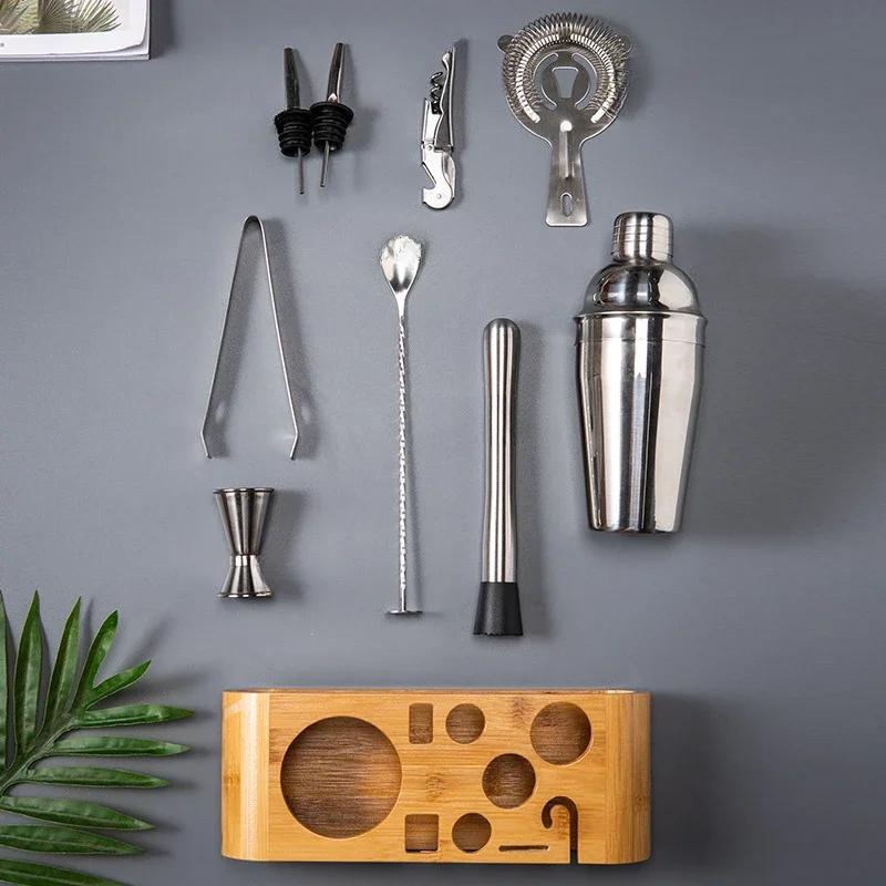 Cocktail Shaker Set Barman Bar Accessories Home Bars Complete Professional Bartender Kit Kits Coctail Accessory Tools Bartending