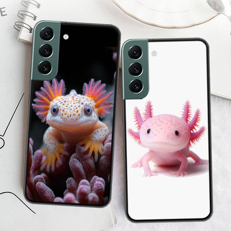 Чехол с улыбающейся саламандрой для Samsung Galaxy S22 S25 Ultra S21 S10 Plus S26 Edge S20 S23 S24 FE Чехол Силиконовый Мягкий ТПУ