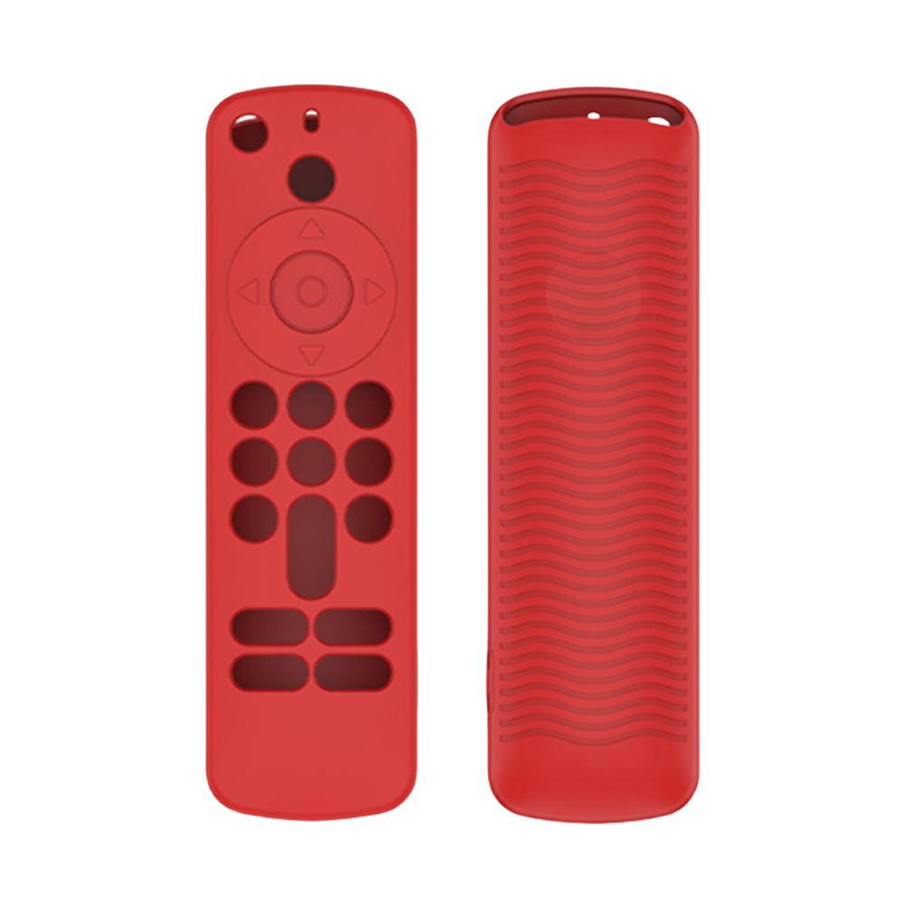 Silicone Remote Case Anti-Slip Protective Cover with Lanyard Protective Controller Sleeve Skin Remote Cover for Fire TV Stick HD
