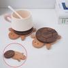 Creative And Cute Shape Black Walnut Solid Wood Turtle Insulation Mat Kettle Tea Coaster Tableware Anti-Scald Table Ornaments