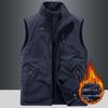 Men's Outdoor Double-Sided Fleece Vest - Thickened Autumn/Winter Polar Fleece Waistcoat