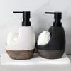Творческий бытовой флакон для косметики, дезинфицирующее средство для рук, керамическая бутылка для лосьона, высококачественный флакон двойного назначения для ванной комнаты, нажимного типа