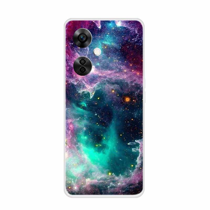 For OnePlus Nord CE 3 Lite 5G Cases Wolf Clear Soft TPU Silicone Phone Cover For One Plus Nord CE 3 5G Case Transparent Etui