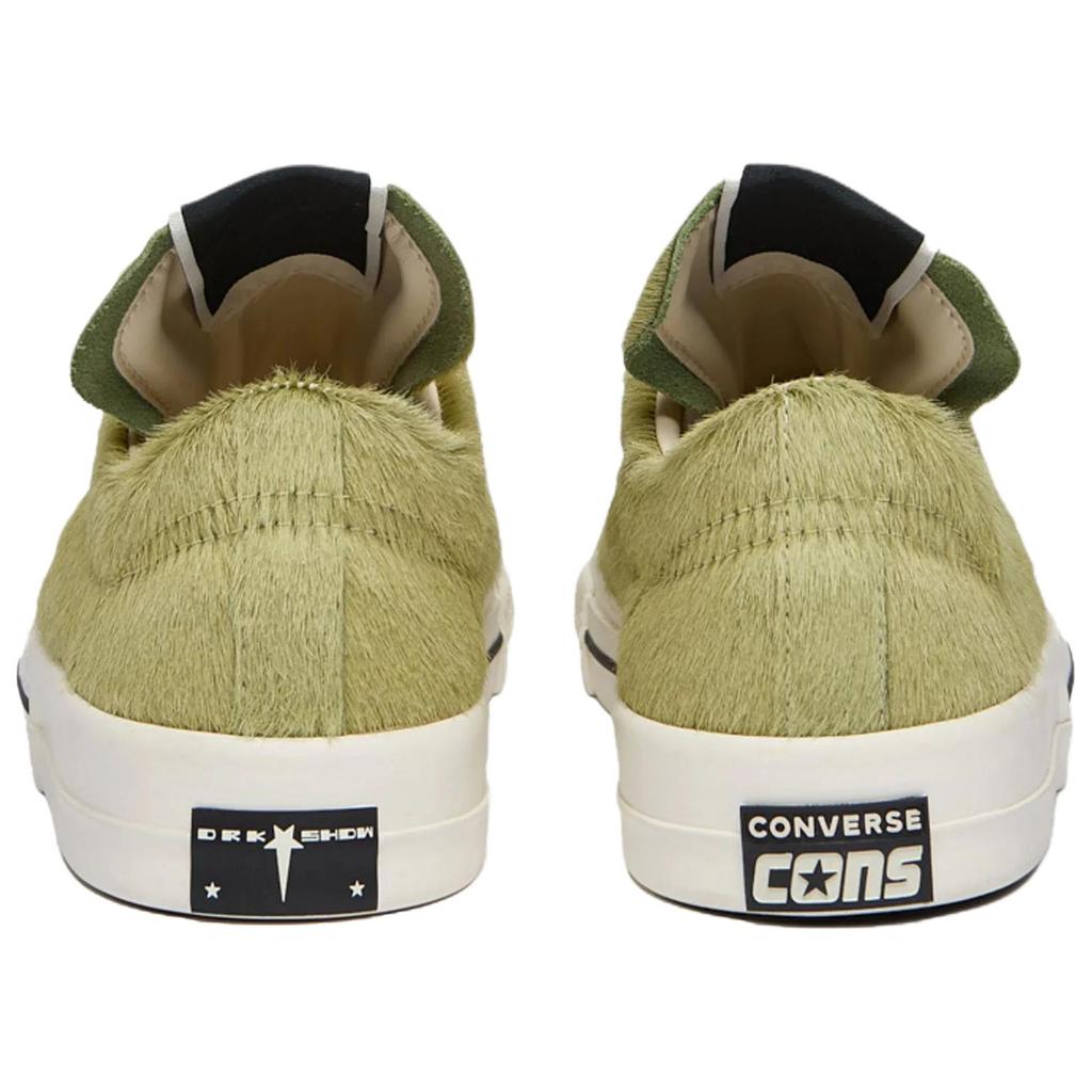 Rick Owens DRKSHDW X Converse Коллаборация One Star Низкие Кеды для Скейтборда Унисекс Кислотно-Зеленый Черный DC02EX797A14R03-209