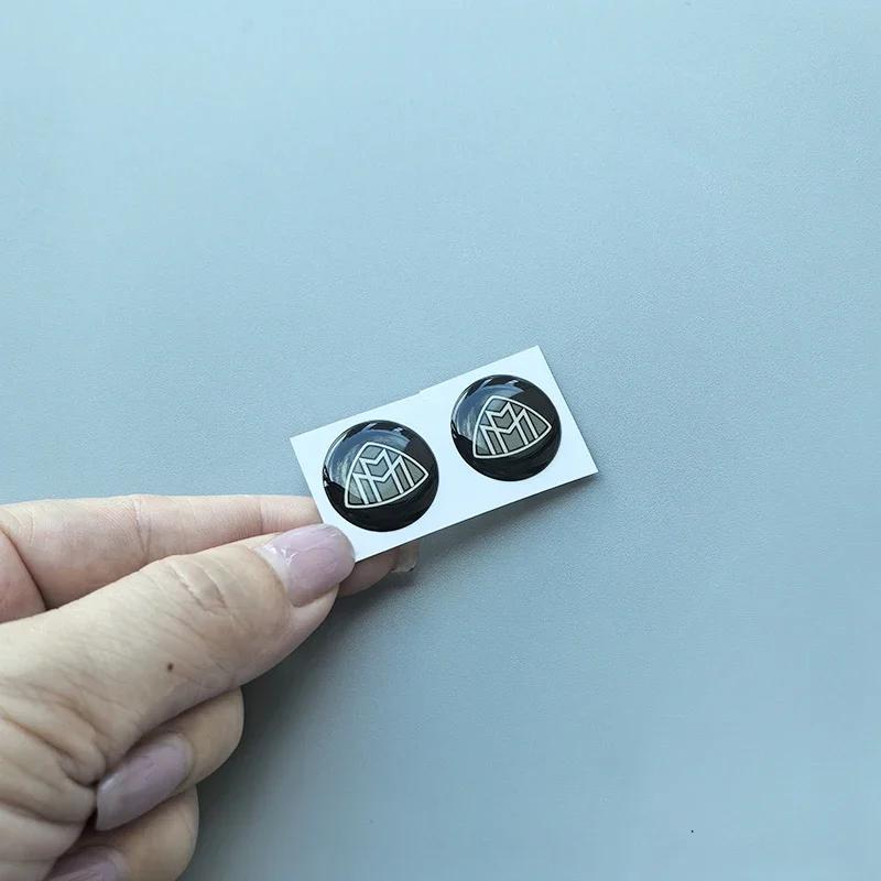 Автонаклейка 2025 Для Benz 11 мм 14 мм 20 мм 25 мм 30 мм 5 см Круглая Кристаллическая Эпоксидная Наклейка-Эмблема Автомобиля для Mercedes Benz Maybach Брелок