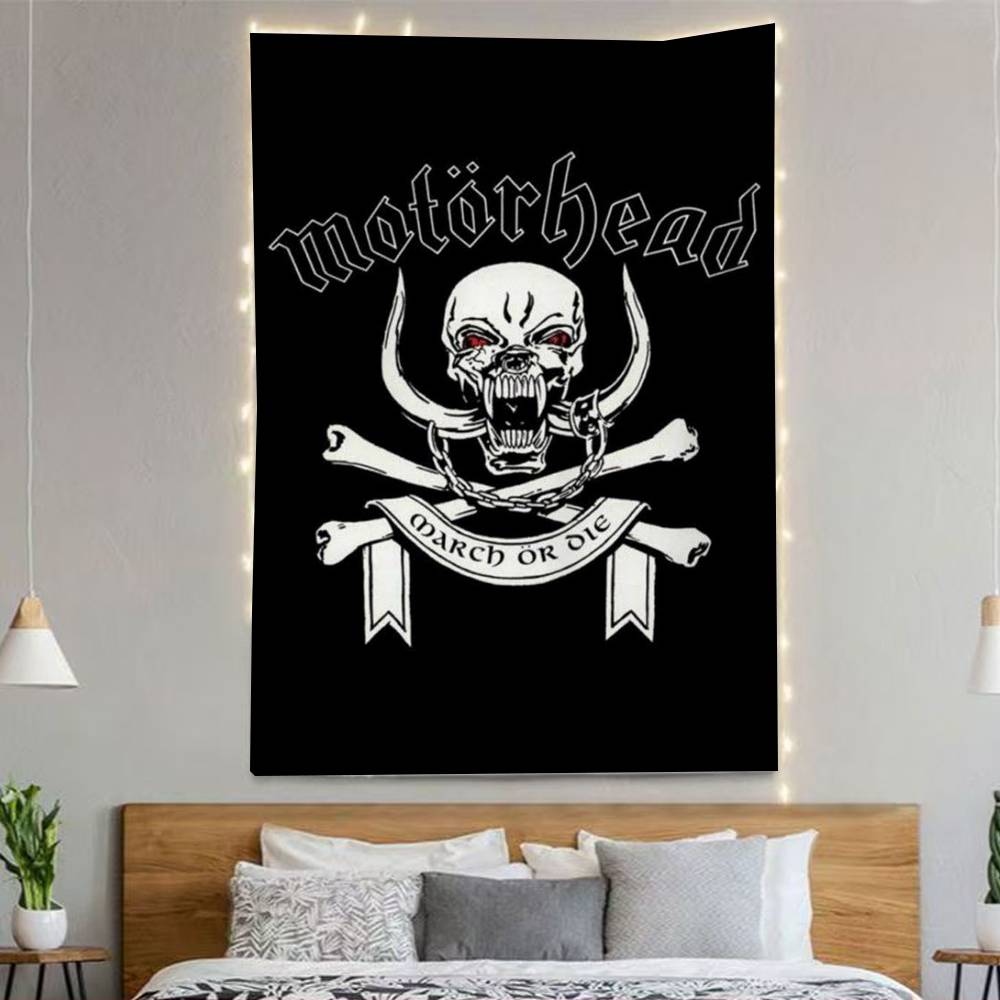 Флаги рок-группы Motörhead Настенный фон Арт-баннер Для спальни Дома Уличный Декор