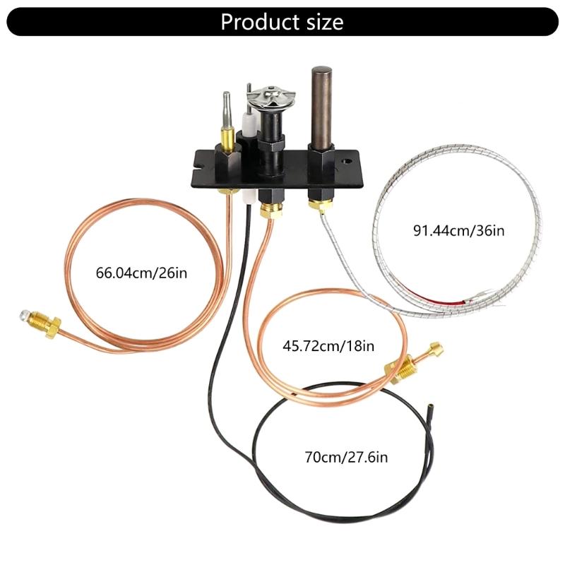 Liquefied and Natural Gas Pilots Assembly Natural Gas Assembly Replacement Spare Part Pilots Burners Assembly Easy to Use