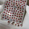 1 Sheet Cute 3D Embossed Ladybug Nail Stickers - Self-Adhesive Animal Print Decals for Nails Cute Nail Stickers