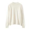 Women's Pure Cashmere Half-High Neck Pullover Sweater - Autumn/Winter Slim-Fit Knitwear