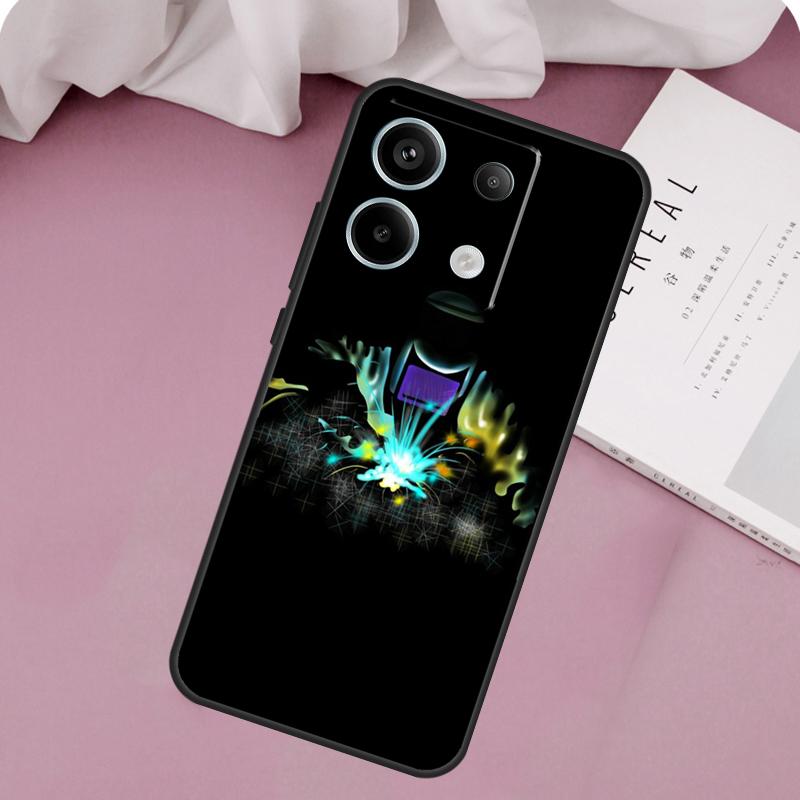 Welder Welding Case For Xiaomi Redmi Note 14 13 12 11 10 9 15 Pro Plus Redmi 15C 14C 10C 12C 13C 15 Cover