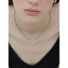 [Byhyeres] (W) Silhouette Duo Chain Necklace Bh7N56759Wb400