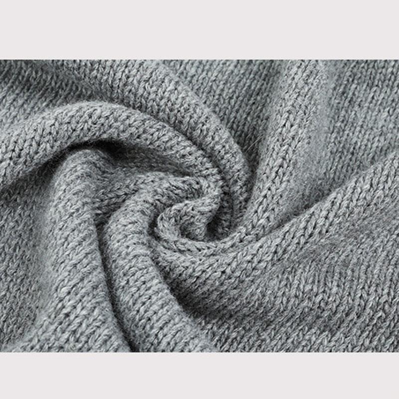 Вязаный кардиган с капюшоном, однотонный женский однобортный свитер с завязками, толстая теплая куртка, свободная повседневная, осень-зима