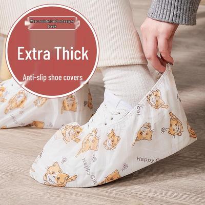 Утолщенные одноразовые бахилы с противоскользящим покрытием