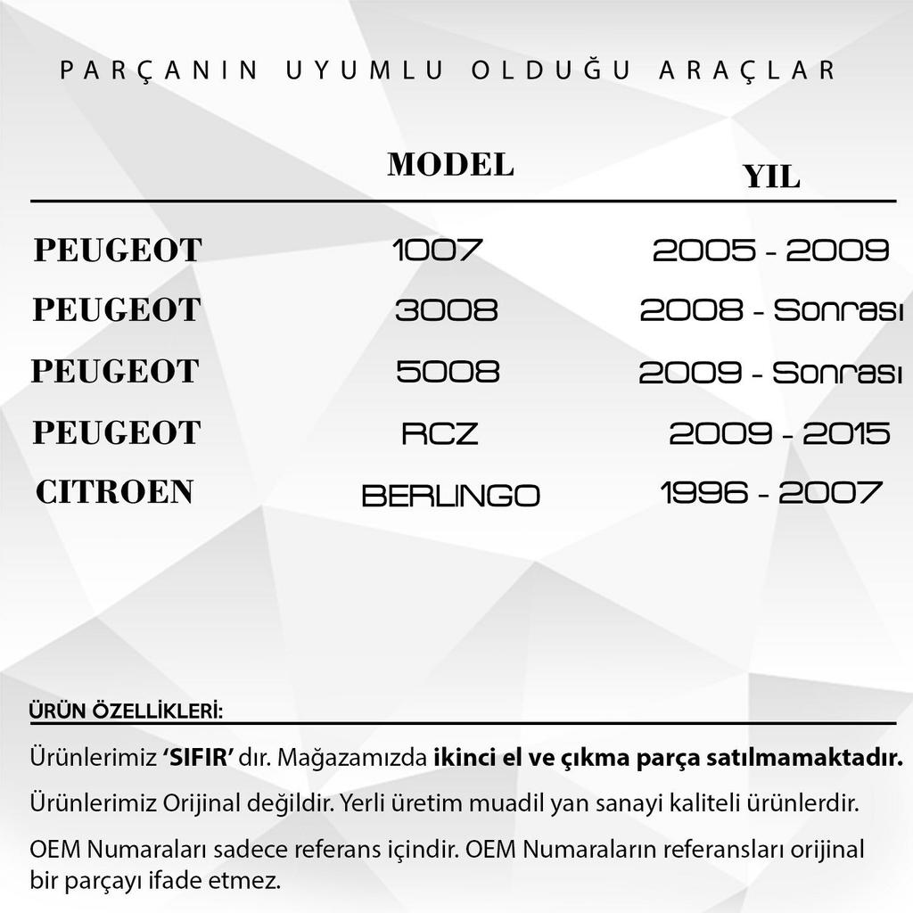 Поплавковая крышка топливного бака и прокладка для Peugeot, Citroen