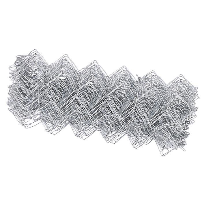 VidaXL Chain Link Fence 0.8x10 M Galvanized Steel 42004846