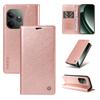 For Realme GT 6 5G Case Card Slots Magnetic Closure Leather Phone Cover Litchi Texture