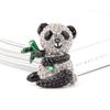 Chinese Niche Design Panda Brooch Female Cartoon Animal Rhinestone Brooches for Women Pin Clothing Accessories Jewelry Gifts