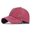 Бейсболка из чистого хлопка, вышитая дырками, кепка с загнутыми краями, импортная европейская и американская кепка с загнутыми краями