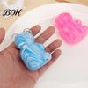 Kawaii Desk Toys for Office Cute Bear Squeeze Toy, Portable Soft TPR Decompression Pinch Squeezing Maltose Texture Sensory Fidget Kids And Adults Safe