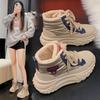 Snow Boots Women's Winter New Velvet Thickened High-top Thick-soled Dad Shoes Student Sports Cotton Shoes