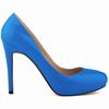 Loslandifen Womens Pu Leather High Heel Pointed Toe Corset Style Work Pumps Court Office Shoes Shoe