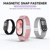 Нейлоновый ремешок для Xiaomi Mi Band 10 9 8 дышащий браслет для умных часов для Xiaomi Mi Band 10 9 8 ремешок с магнитной застежкой
