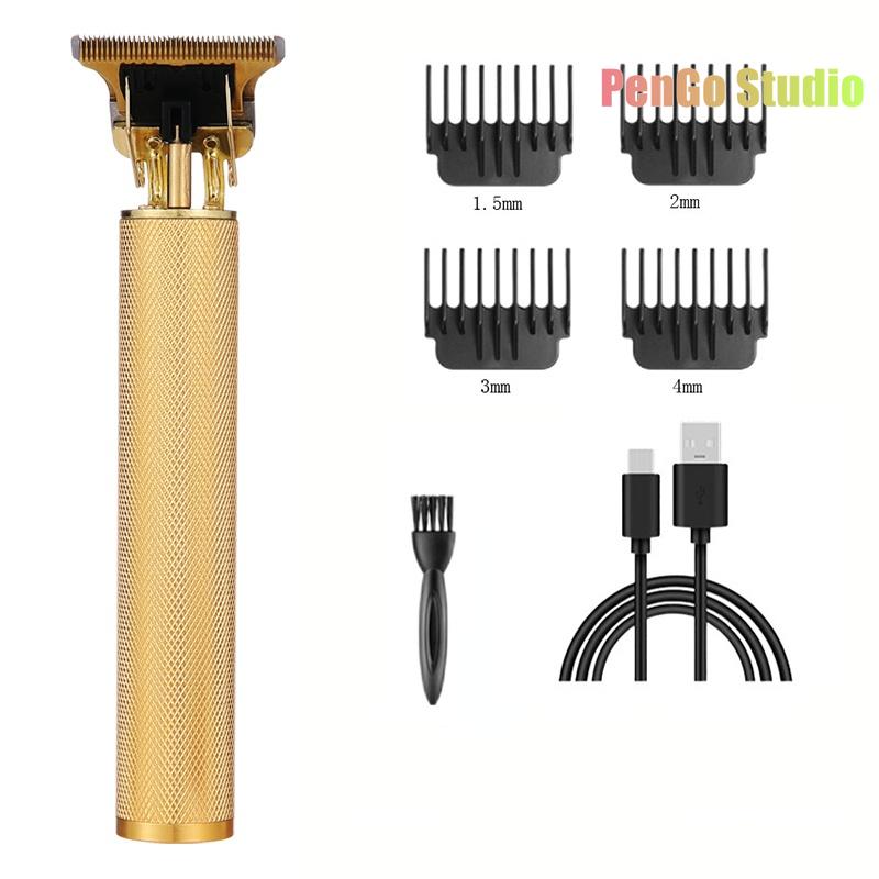 Цельнометаллическая винтажная машинка T9, женская машинка для стрижки волос, парикмахерская, профессиональная машинка для стрижки, 0 мм, триммер для носа и ушей, отделка для мужчин